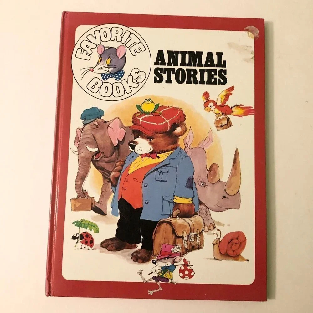 Vintage Favorite Books Animal Stories Creative Child Press Hardcover Book